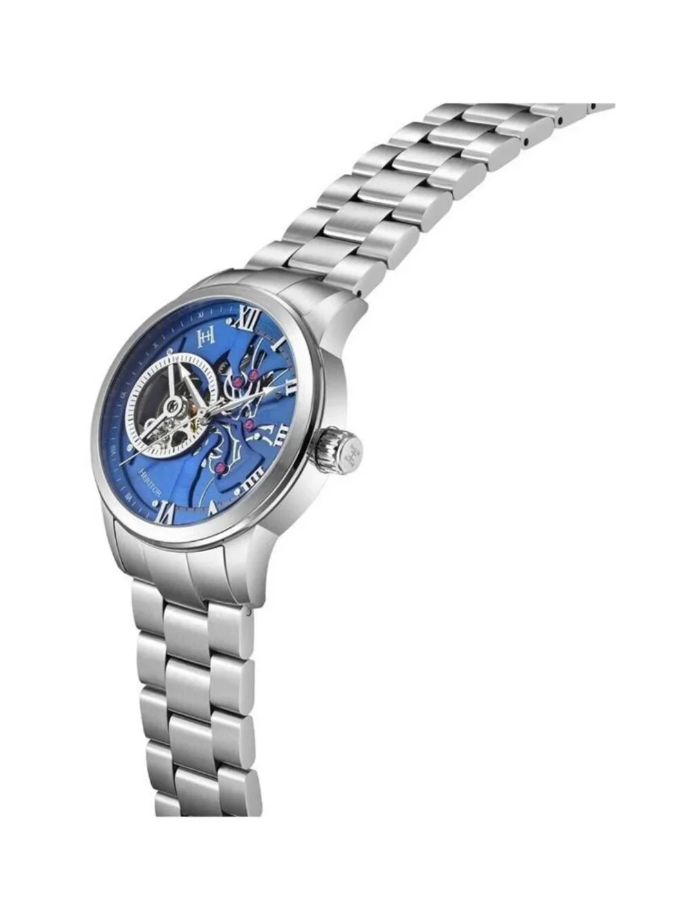 NWT Heritor August Automatic Blue Dial Men's Watch